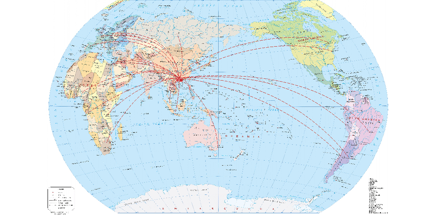 桂林鴻程 磨粉機(jī) 世界地圖