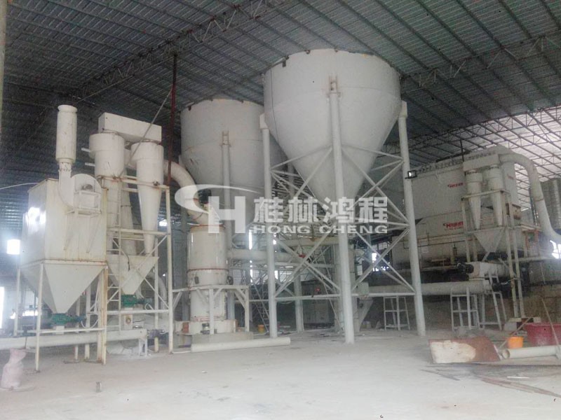 海南某氫氧化鈣生產線現場