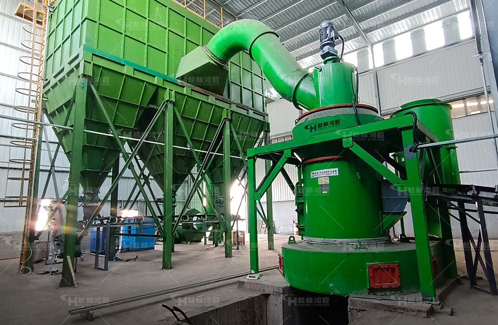 桂林鴻程石油焦磨粉設(shè)備HC1700雷蒙磨客戶案例